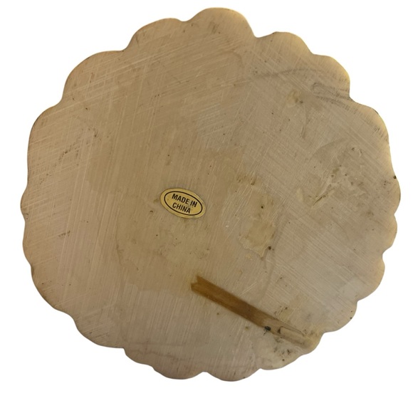 Snowman Christmas tea light votive candle holder lamp folk style snowman - Picture 13 of 13